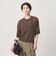 【WEB限定 Wardrobe DAILY MINIMAL】ハーフスリーブ シアーカーディガン ウォッシャブル