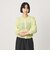 【WEB限定 Wardrobe DAILY MINIMAL】ハーフスリーブ シアーカーディガン ウォッシャブル