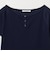 ポリエステルコットン ヘンリーネックTシャツ
