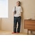 【WEB限定 Wardrobe DAILY MINIMAL】レース イージーパンツ ウォッシャブル