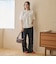 【WEB限定 Wardrobe DAILY MINIMAL】レース イージーパンツ ウォッシャブル