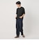 リネン テクスチャード クルーネック Tシャツ