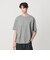 リネン テクスチャード クルーネック Tシャツ