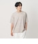リネン テクスチャード クルーネック Tシャツ