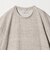 リネン テクスチャード クルーネック Tシャツ