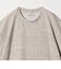 リネン テクスチャード クルーネック Tシャツ