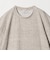 リネン テクスチャード クルーネック Tシャツ
