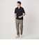【WEB限定 WARDROBE SMART】サマーファンクション 1P ワイド スラックス【吸水速乾】