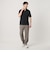 【WEB限定 WARDROBE SMART】サマーファンクション 1P ワイド スラックス【吸水速乾】