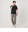 【WEB限定 WARDROBE SMART】サマーファンクション 1P ワイド スラックス【吸水速乾】