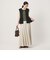 【WEB限定 Wardrobe DAILY MINIMAL】ペプラム2WAY ノースリーブリブニット ウォッシャブル