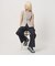 【WEB限定 Wardrobe DAILY MINIMAL】ペプラム2WAY ノースリーブリブニット ウォッシャブル