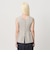 【WEB限定 Wardrobe DAILY MINIMAL】ペプラム2WAY ノースリーブリブニット ウォッシャブル