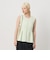 【WEB限定 Wardrobe DAILY MINIMAL】ペプラム2WAY ノースリーブリブニット ウォッシャブル