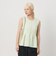 【WEB限定 Wardrobe DAILY MINIMAL】ペプラム2WAY ノースリーブリブニット ウォッシャブル