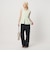 【WEB限定 Wardrobe DAILY MINIMAL】ペプラム2WAY ノースリーブリブニット ウォッシャブル