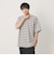 ＜NICE WEATHER＞ボーダー ショートスリーブ Tシャツ