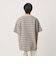 ＜NICE WEATHER＞ボーダー ショートスリーブ Tシャツ