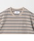 ＜NICE WEATHER＞ボーダー ショートスリーブ Tシャツ