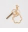 ＜Hashibami＞フラワー キーリング