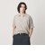 KNITEE リネンブレンド メリノ スキッパー ニット Tシャツ ウォッシャブル