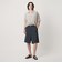 KNITEE リネンブレンド メリノ スキッパー ニット Tシャツ ウォッシャブル