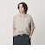 KNITEE リネンブレンド ミラノ スキッパー ニット Tシャツ ウォッシャブル