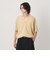KNITEE リネンブレンド メリノ スキッパー ニット Tシャツ ウォッシャブル