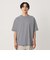 クール デオドラント クルーネック ボーダー Tシャツ 接触冷感 抗菌防臭