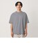 クール デオドラント クルーネック ボーダー Tシャツ 接触冷感 抗菌防臭