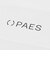 【別注】＜PAES＞メッシュ ストリング フラットシューズ/ブラック