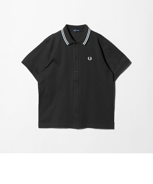 別注】＜FRED PERRY＞ツインティップ ボタンスルー シャツ