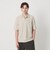 ＜LACOSTE for BEAUTY&YOUTH＞ ワントーン パイル ショートスリーブ ポロシャツ