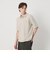 ＜LACOSTE for BEAUTY&YOUTH＞ ワントーン パイル ショートスリーブ ポロシャツ