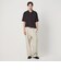 ＜LACOSTE for BEAUTY&YOUTH＞ ワントーン パイル ショートスリーブ ポロシャツ