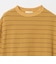 コットンポリエステル ボーダー ハーフスリーブTシャツ