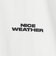 ＜NICE WEATHER＞ロゴ Tシャツ