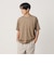 ウール テクスチャード クルーネック Tシャツ