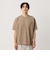 ウール テクスチャード クルーネック Tシャツ