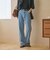 【WEB限定】ワイドフレア デニムパンツ ウォッシャブル