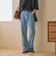 【WEB限定】ワイドフレア デニムパンツ ウォッシャブル