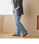 【WEB限定】ワイドフレア デニムパンツ ウォッシャブル