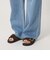 【WEB限定】ワイドフレア デニムパンツ ウォッシャブル