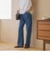 【WEB限定】ワイドフレア デニムパンツ ウォッシャブル
