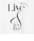 ＜ESPOIR＞LIVE & LET LIVE Tシャツ