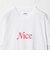 ＜NICE WEATHER＞ウィメンズ NICE ロゴ Tシャツ