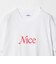 ＜NICE WEATHER＞ウィメンズ NICE ロゴ Tシャツ