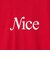 ＜NICE WEATHER＞ウィメンズ NICE ロゴ Tシャツ