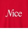 ＜NICE WEATHER＞ウィメンズ NICE ロゴ Tシャツ