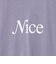 ＜NICE WEATHER＞ウィメンズ NICE ロゴ Tシャツ